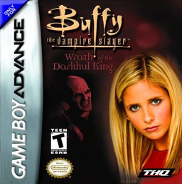 Buffy the Vampire Slayer: Wrath of the Darkhul King box art for GameBoy Advance